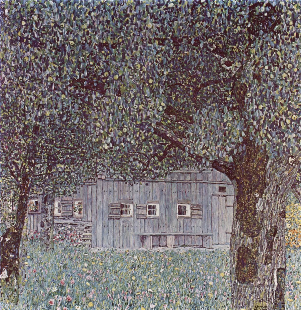 Farmhouse in Upper Austria Gustav Klimt Oil Paintings